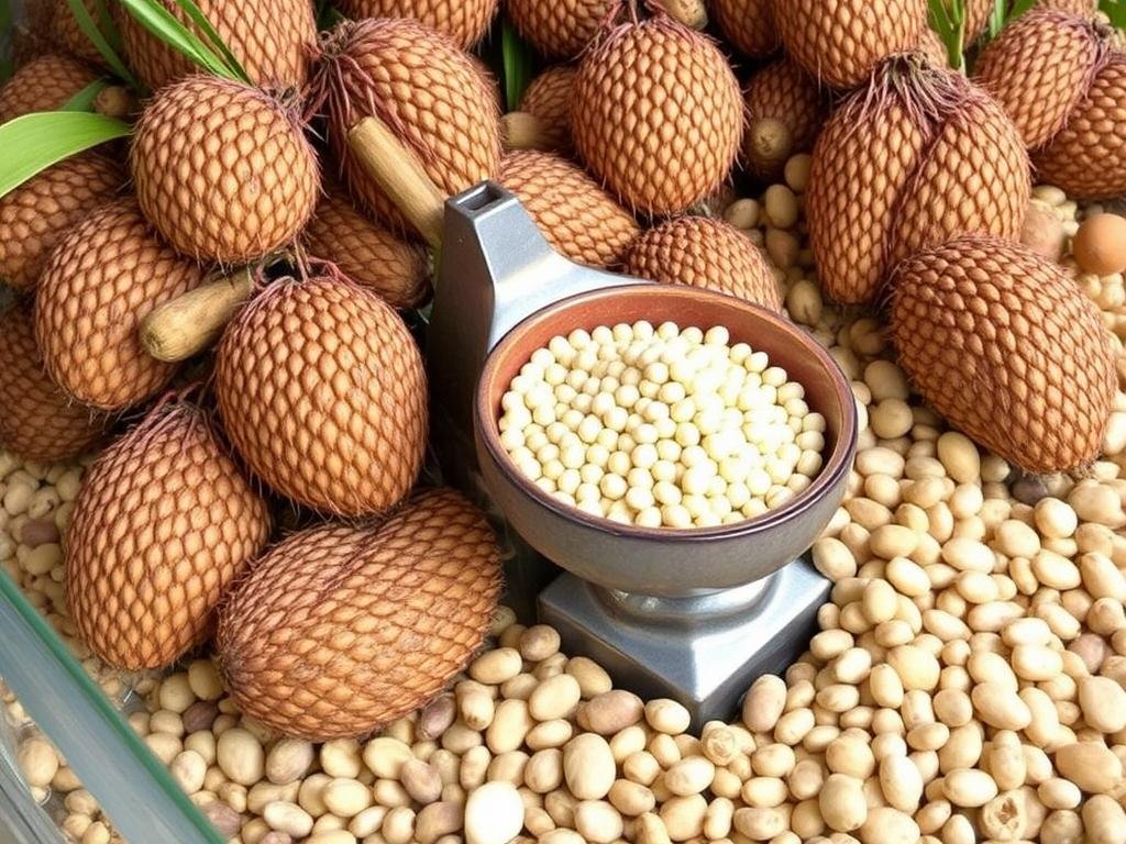 What is the nutritional value of palm kernel expeller?