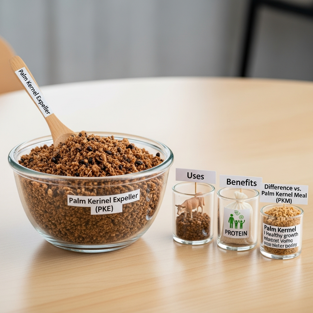 دليل استخدامات وفوائد عصارة نواة النخيل: 7 فوائد مثبتة (2026) Palm Kernel Expeller