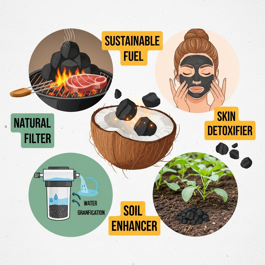 what-is-coconut-shell-charcoal-good-for
