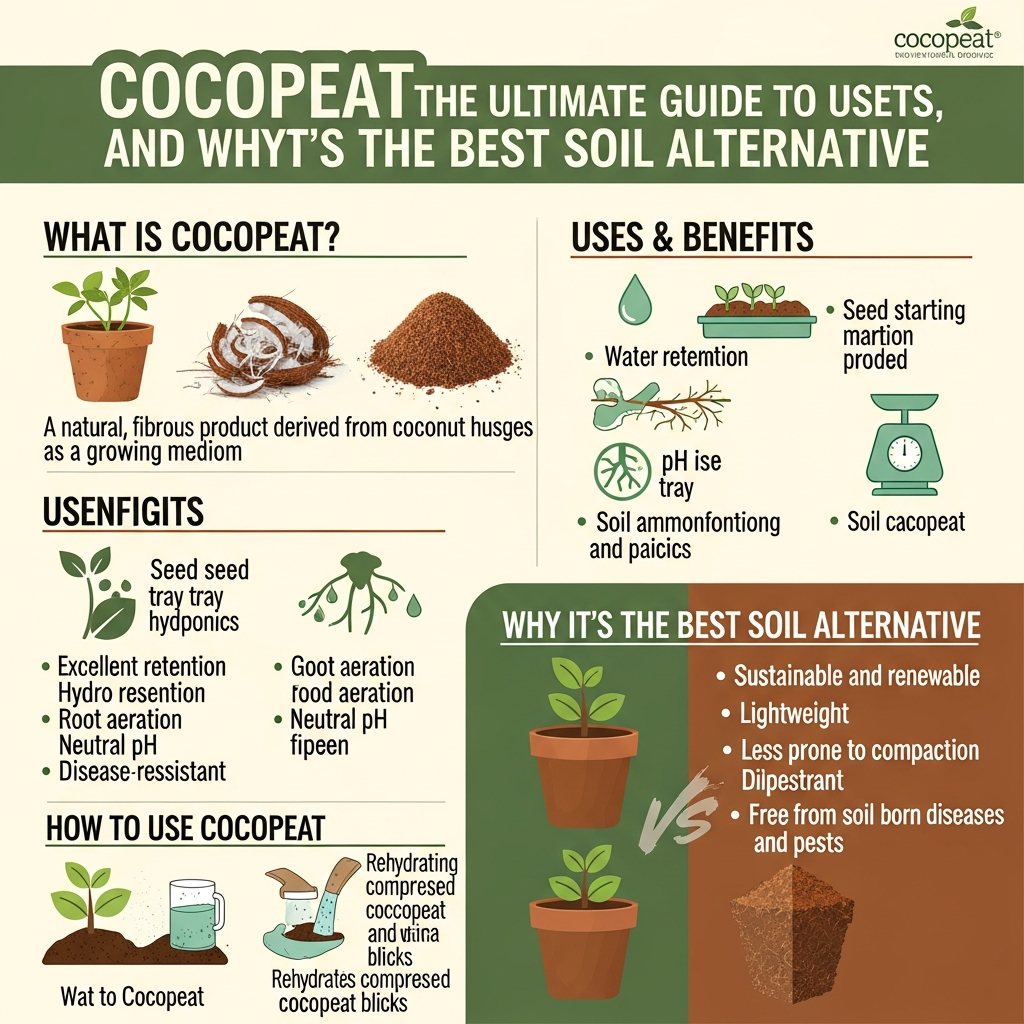 Cocopeat: #1 Ultimate Guide for Incredible Plant Growth (2026) Cocopeat