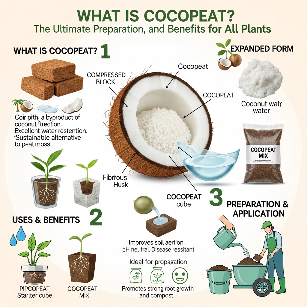 Cocopeat: 10 Ultimate Guide Secrets for Amazing Plants (2026) Cocopeat