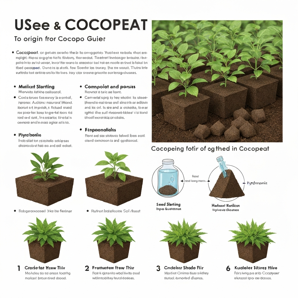 Cocopeat: 7 Ultimate Uses & Incredible Plant Pros (2026) cocopeat