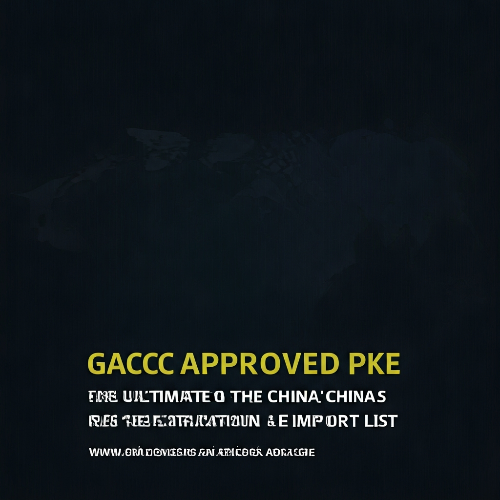 GACC Approved PKE: #1 Guide to Avoid 2026 Import Mistakes GACC Approved PKE