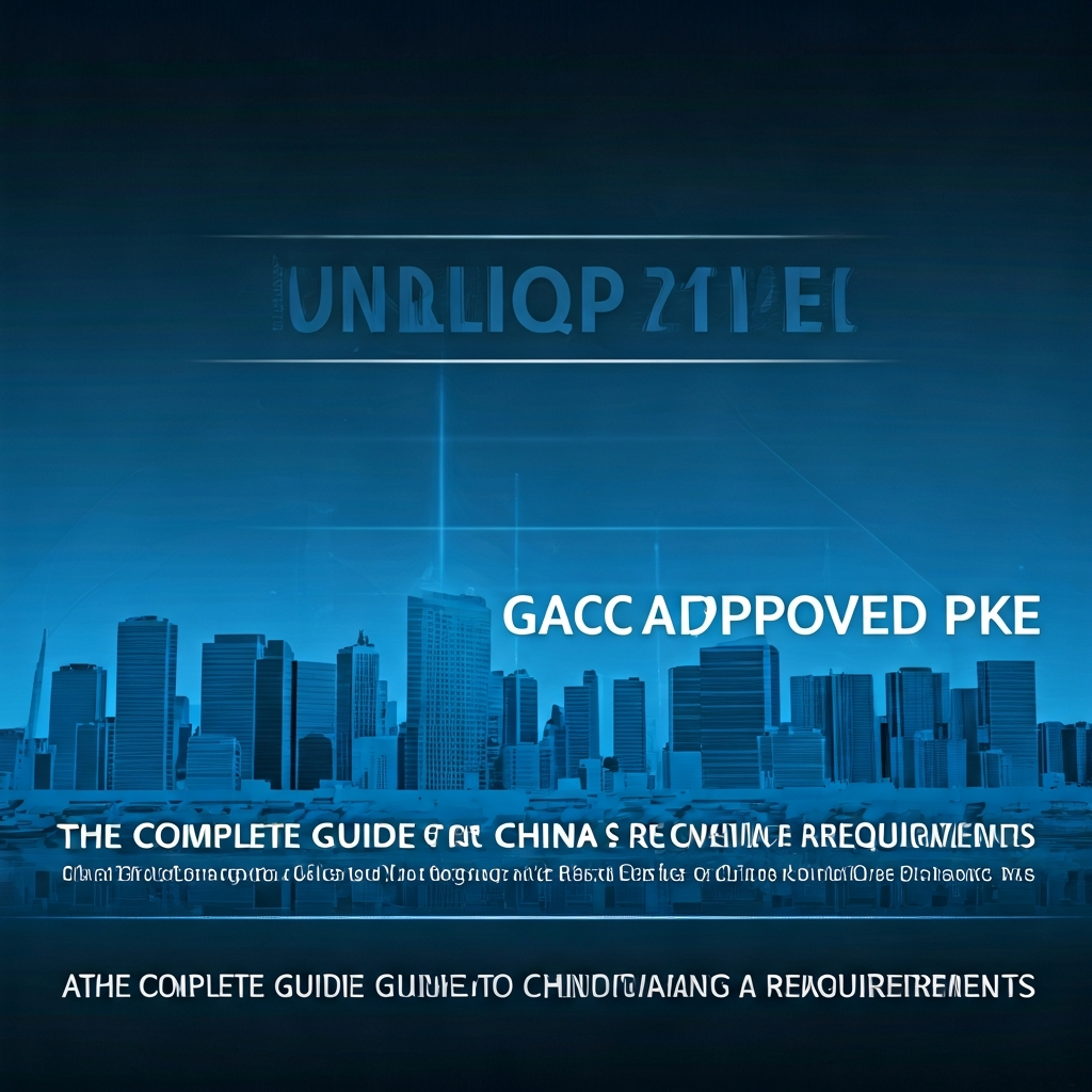 GACC Approved PKE: Your #1 Essential 2026 Guide (Warning) GACC Approved PKE
