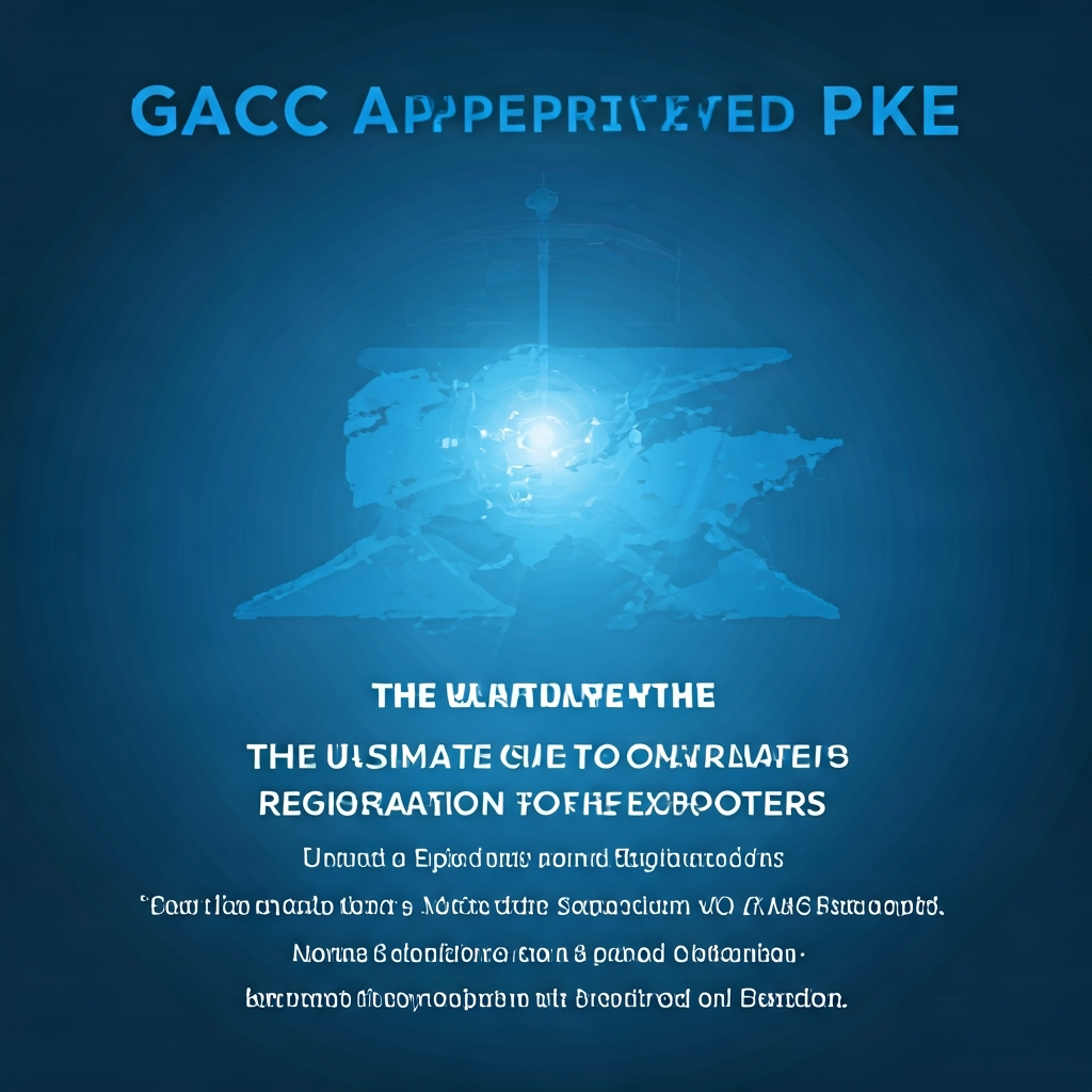 GACC Approved PKE: The Ultimate #1 Guide for Success (2026) GACC Approved PKE