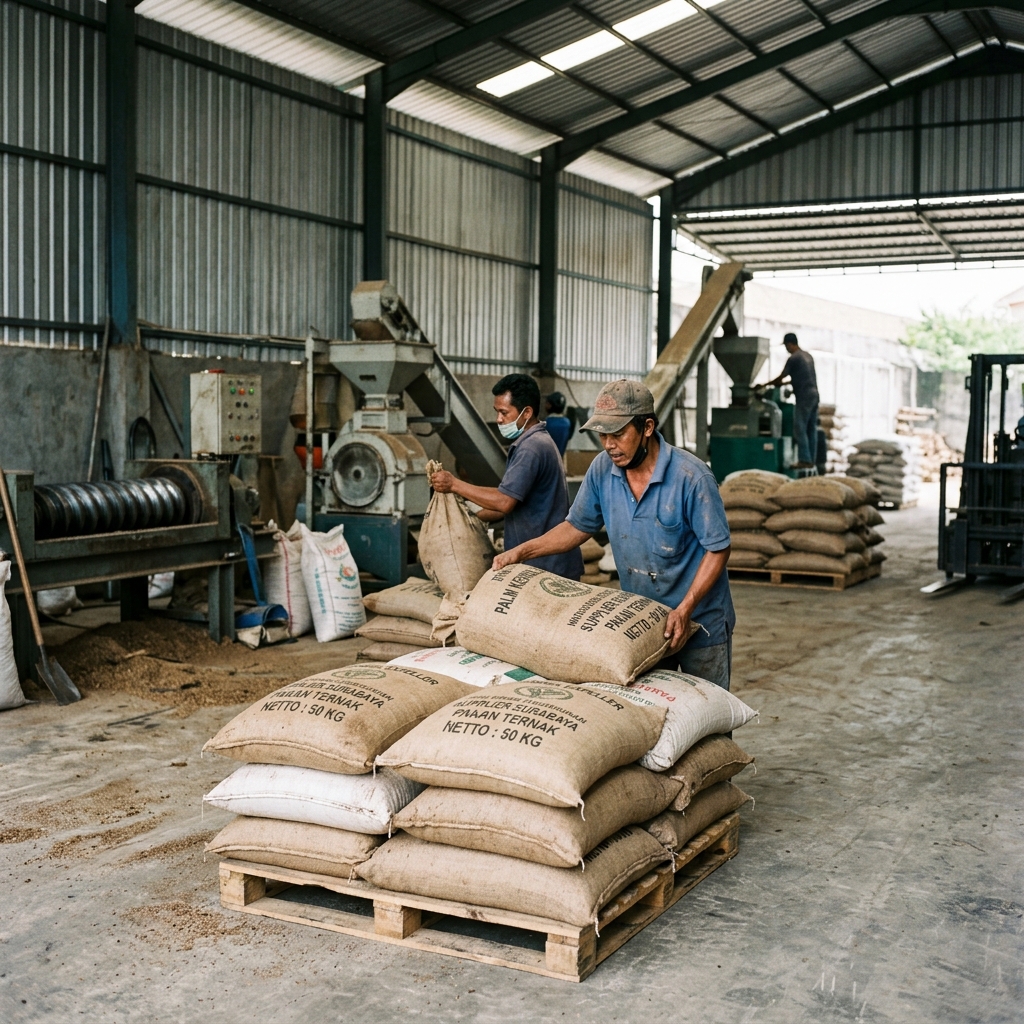 Palm Kernel Expeller Surabaya: 5 Rahasia Pakan Terbaik 2026 Palm Kernel Expeller Surabaya