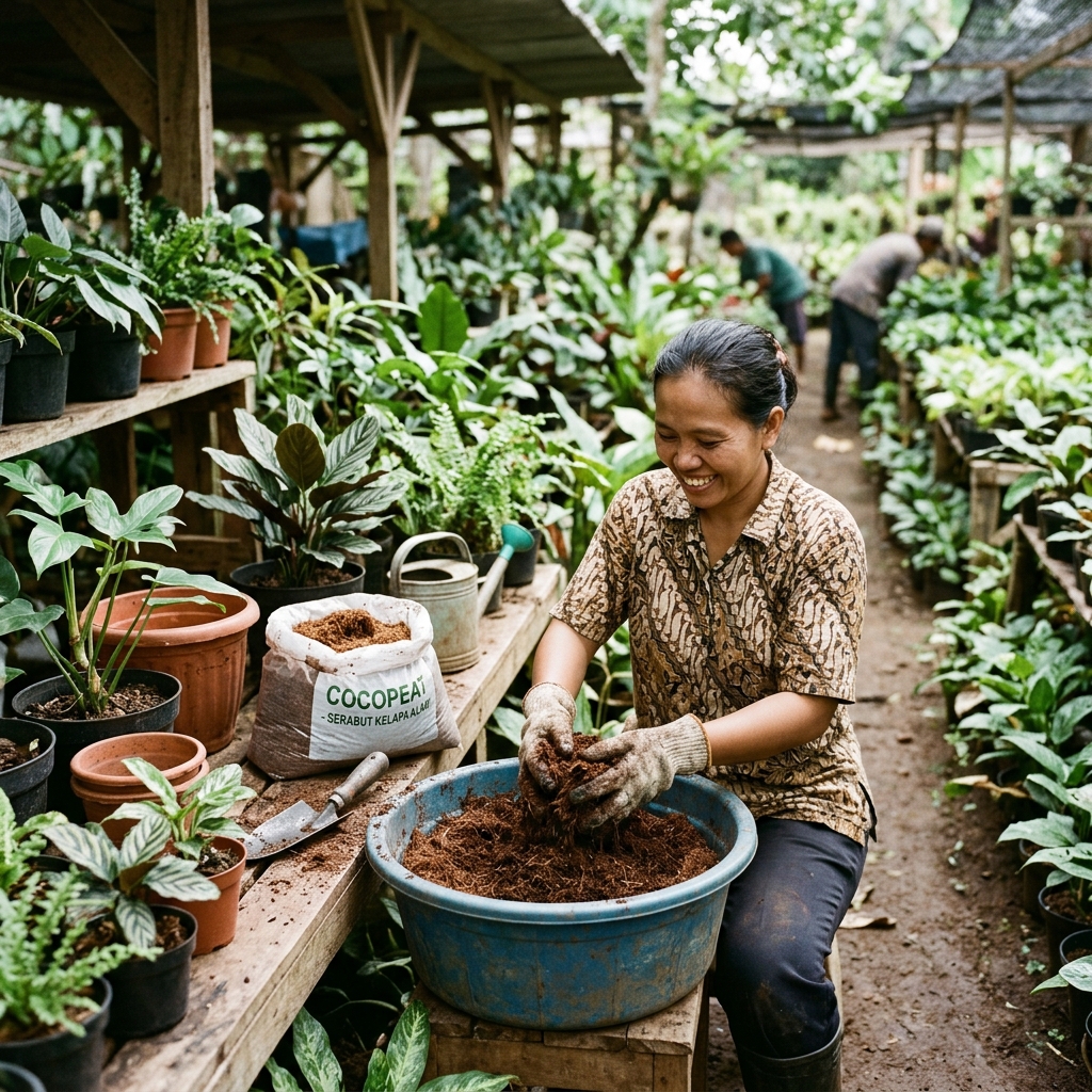 Cocopeat: 7 Panduan Lengkap Terbaik Tanaman Subur (2026) cocopeat